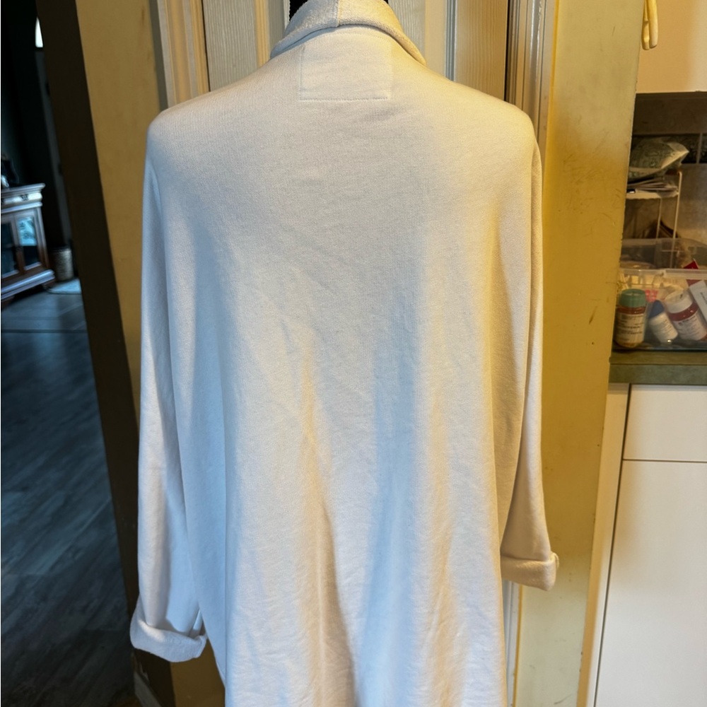 Frank & Eileen White Open-Front Cardigan - Picture 2 of 3